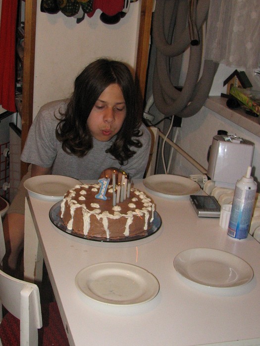 Jirka narozeniny - 17 let, 24.6.2008